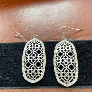Kendra Scott Silver Filigree Earrings